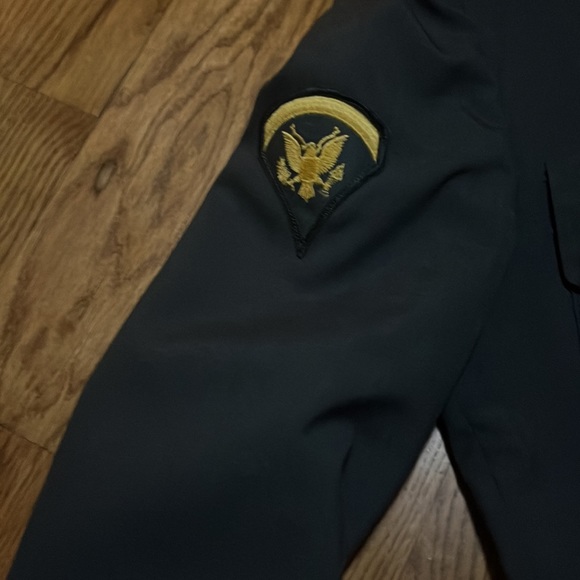 VINTAGE MILITARY US ARMY  COAT UNIFORM JACKET MENS 8405-965-1605 SIZE 40S - Picture 6 of 13